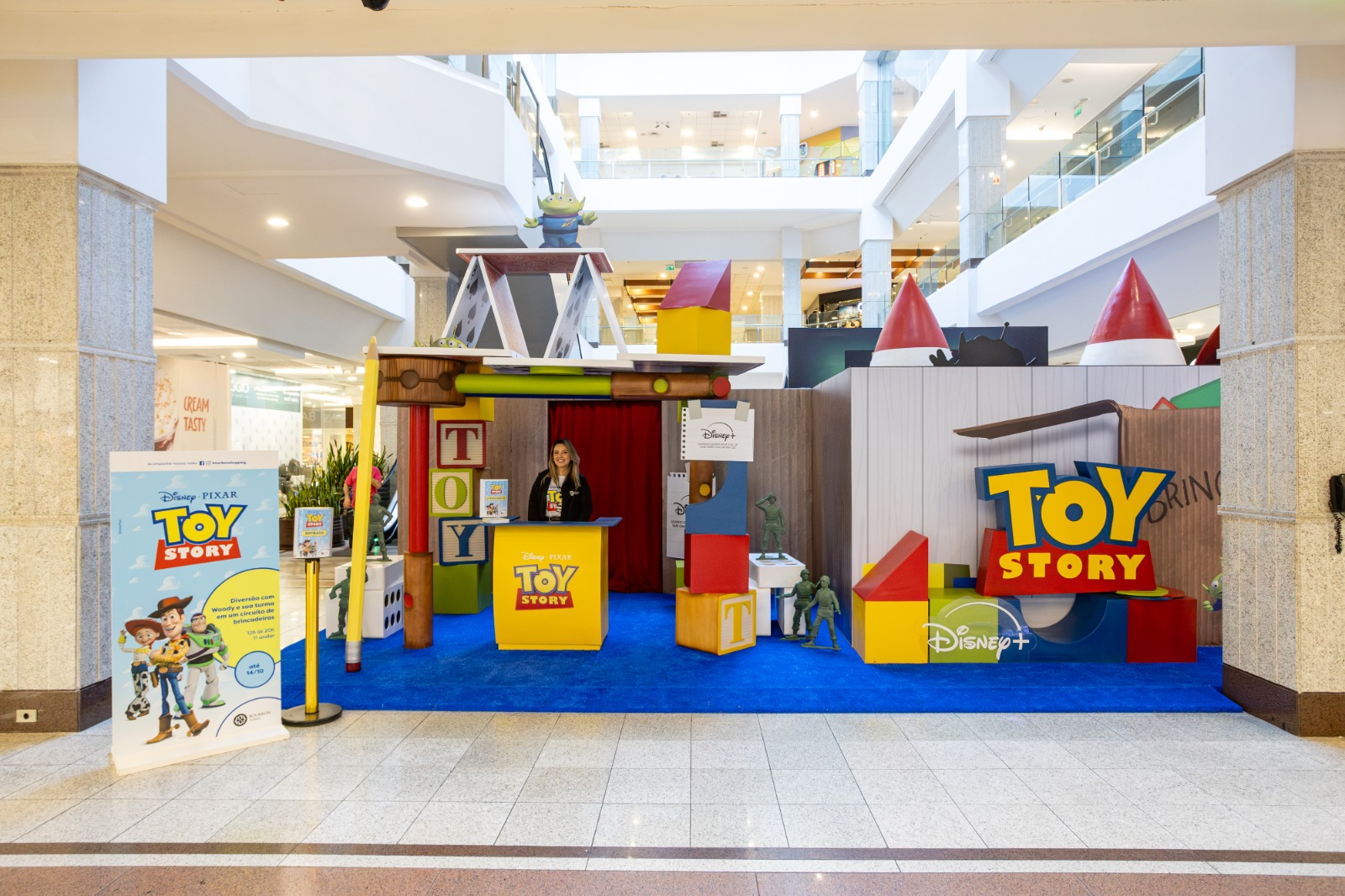 Toy Story ganha arena infantil interativa e gratuita em Novo Hamburgo