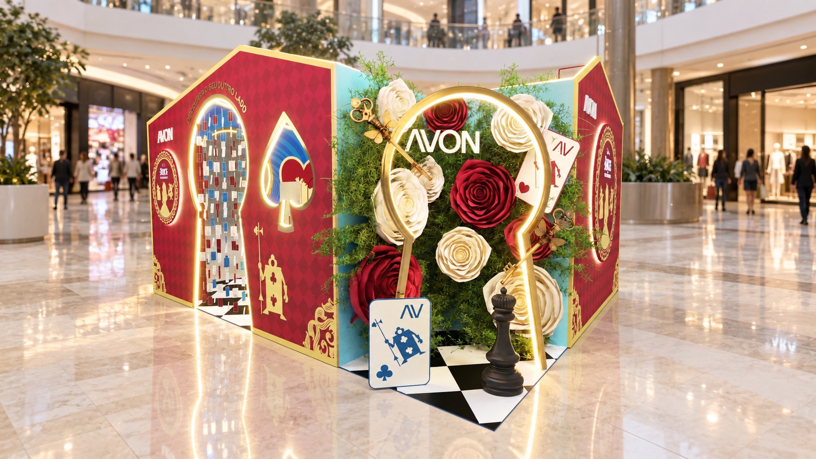 Avon abre ‘Casa de Alice’ em POA: Marca aposta em experiência imersiva e gratuita de Alice no País das Maravilhas 
