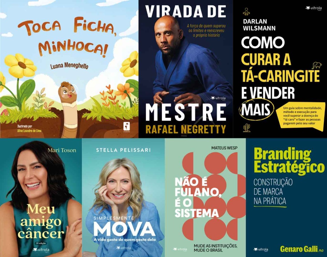 Editora Vitrola participa da 72ª Feira do Livro de Porto Alegre com sete autores e sessões de autógrafos