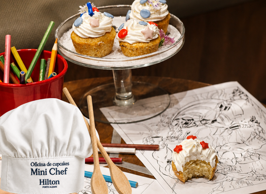 Dia das Crianças tem café da manhã especial e oficina Mini Chef no Hilton Porto Alegre
