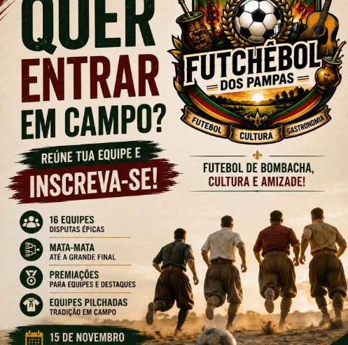 FuTchêbol dos Pampas transforma futebol, cultura gaúcha, gastronomia e bom humor em uma competição inédita