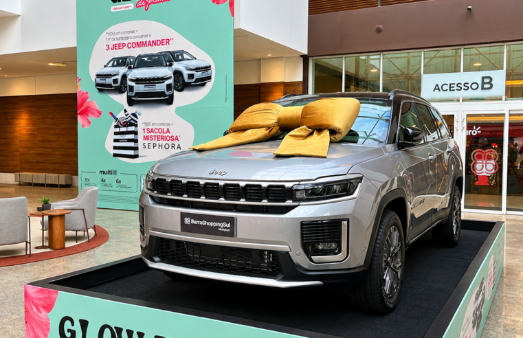 BarraShoppingSul lança promoção de primavera com sorteio de três Jeep Commander e brindes da Sephora