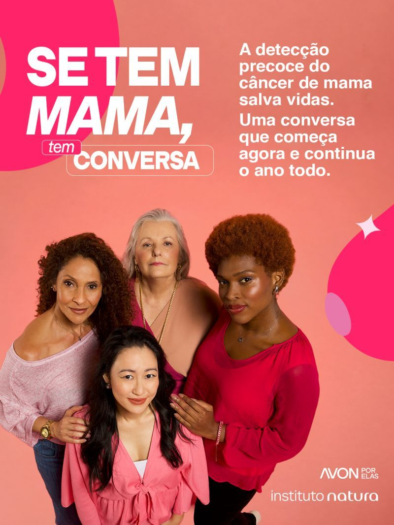 “Se tem mama, tem conversa”: Avon incentiva a detecção precoce do câncer 
