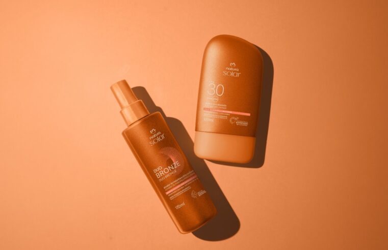Natura Solar lança linha com Sérum Duo Bronze e Protetor Iluminador para acelerar e estimular o bronzeado